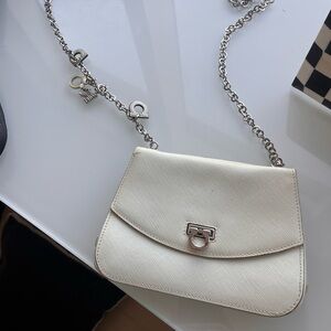 Off white Salvatore Ferragamo Evening Bag